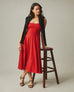 Women's Flex Dress - Crimson
